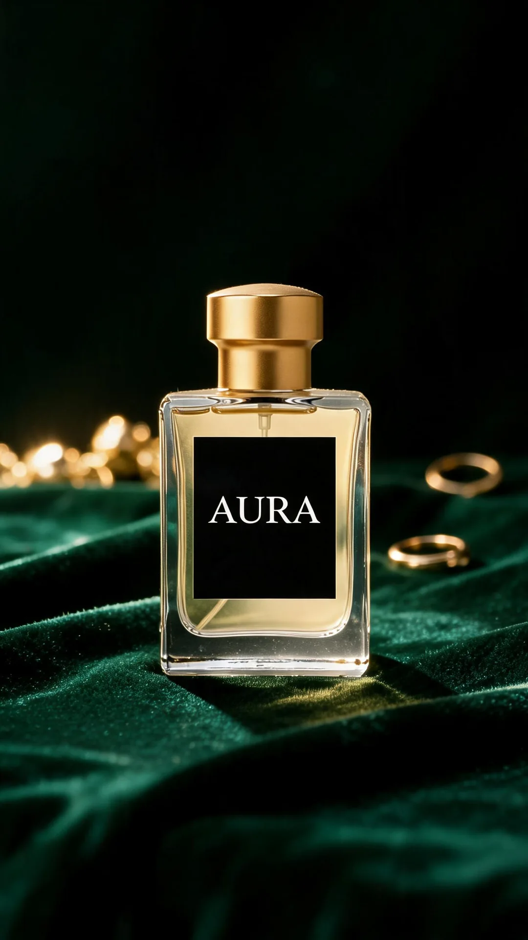 Perfume AURA no primeiro quadro gerado